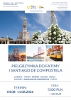 Pielgrzymka do Fatimy i Santiago de Compostela 4-11.08.2026r.